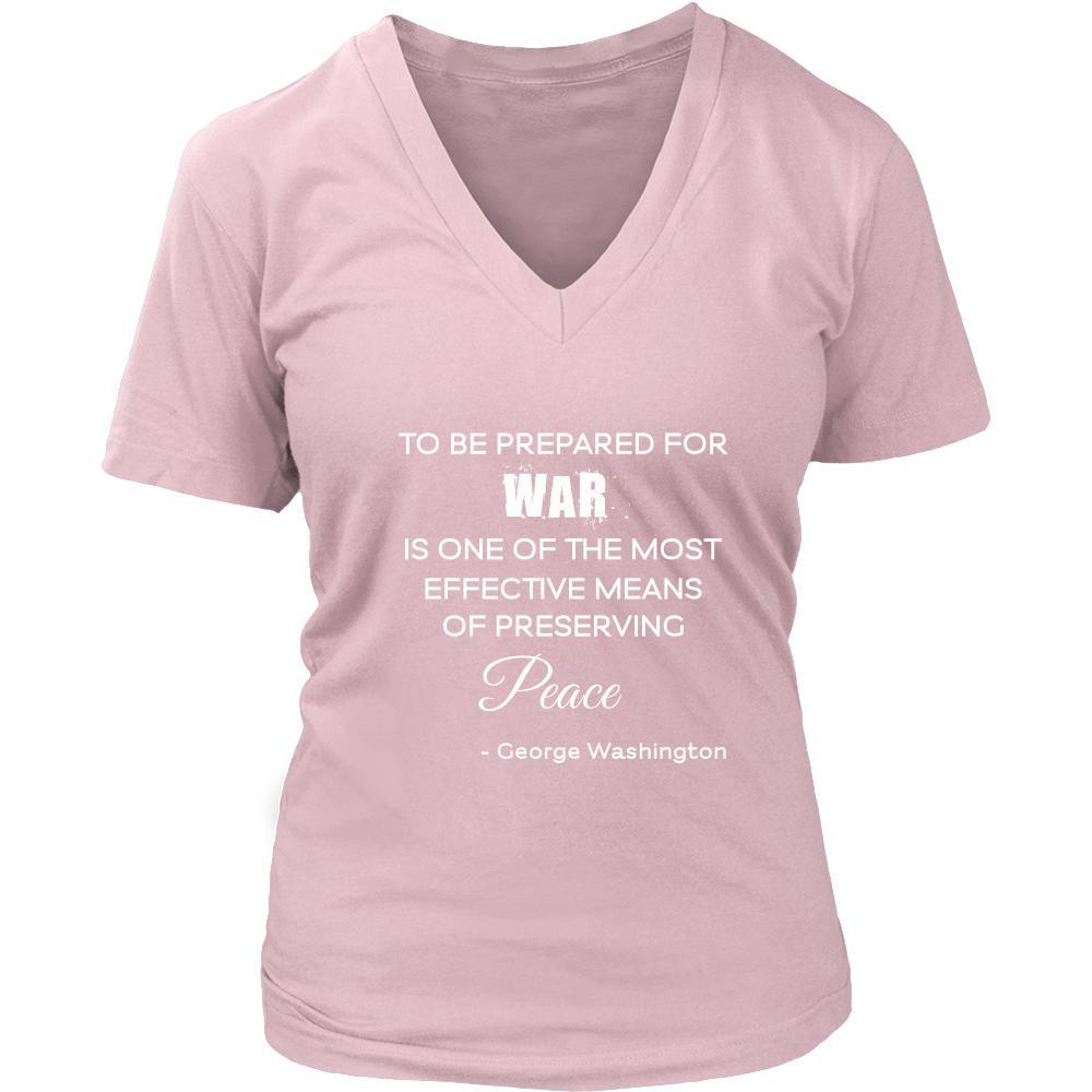 Happy President's Day - " War and Peace - George Washington " - original custom made t-shirts.-T-shirt-Teelime | shirts-hoodies-mugs