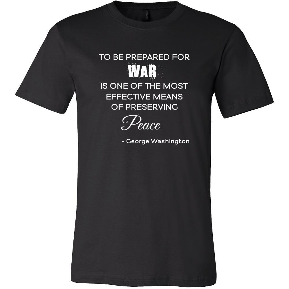 Happy President's Day - " War and Peace - George Washington " - original custom made t-shirts.-T-shirt-Teelime | shirts-hoodies-mugs