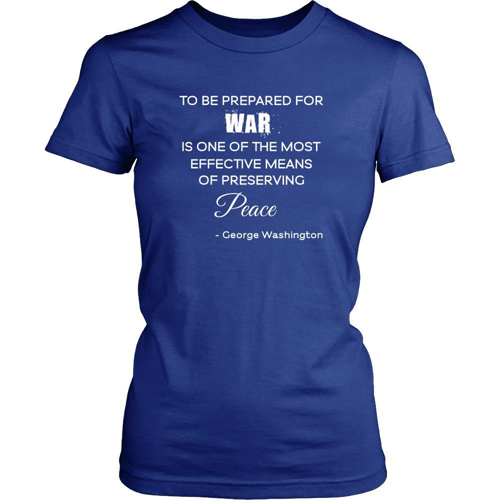 Happy President's Day - " War and Peace - George Washington " - original custom made t-shirts.-T-shirt-Teelime | shirts-hoodies-mugs