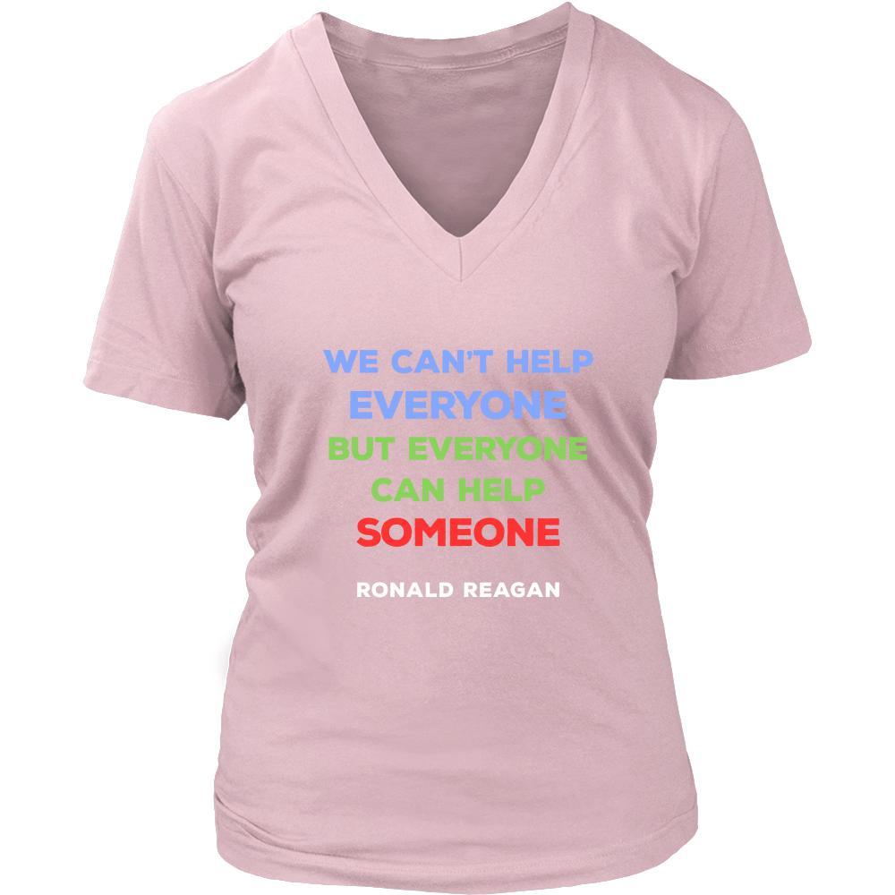 Happy President's Day - " We can't help Everyone...- Ronald Reagan " - original custom made t-shirts.-T-shirt-Teelime | shirts-hoodies-mugs
