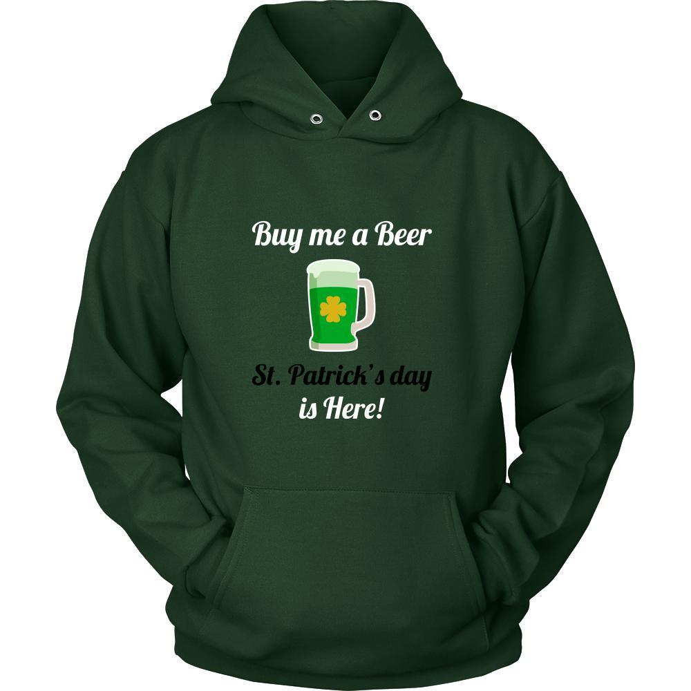 Happy Saint Patrick's Day - " Buy me a Beer " - custom made funny t-shirts.-T-shirt-Teelime | shirts-hoodies-mugs