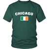 Happy Saint Patrick's Day - " Chicago Parade Irish Flag " - custom made festive t-shirts.-T-shirt-Teelime | shirts-hoodies-mugs