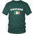 Happy Saint Patrick's Day - " Chicago Parade Irish Flag " - custom made festive t-shirts.