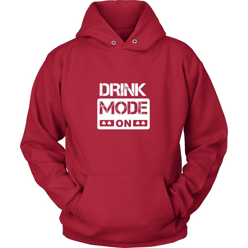Happy Saint Patrick's Day - "Drink Mode ON" - custom made funny apparel.-T-shirt-Teelime | shirts-hoodies-mugs