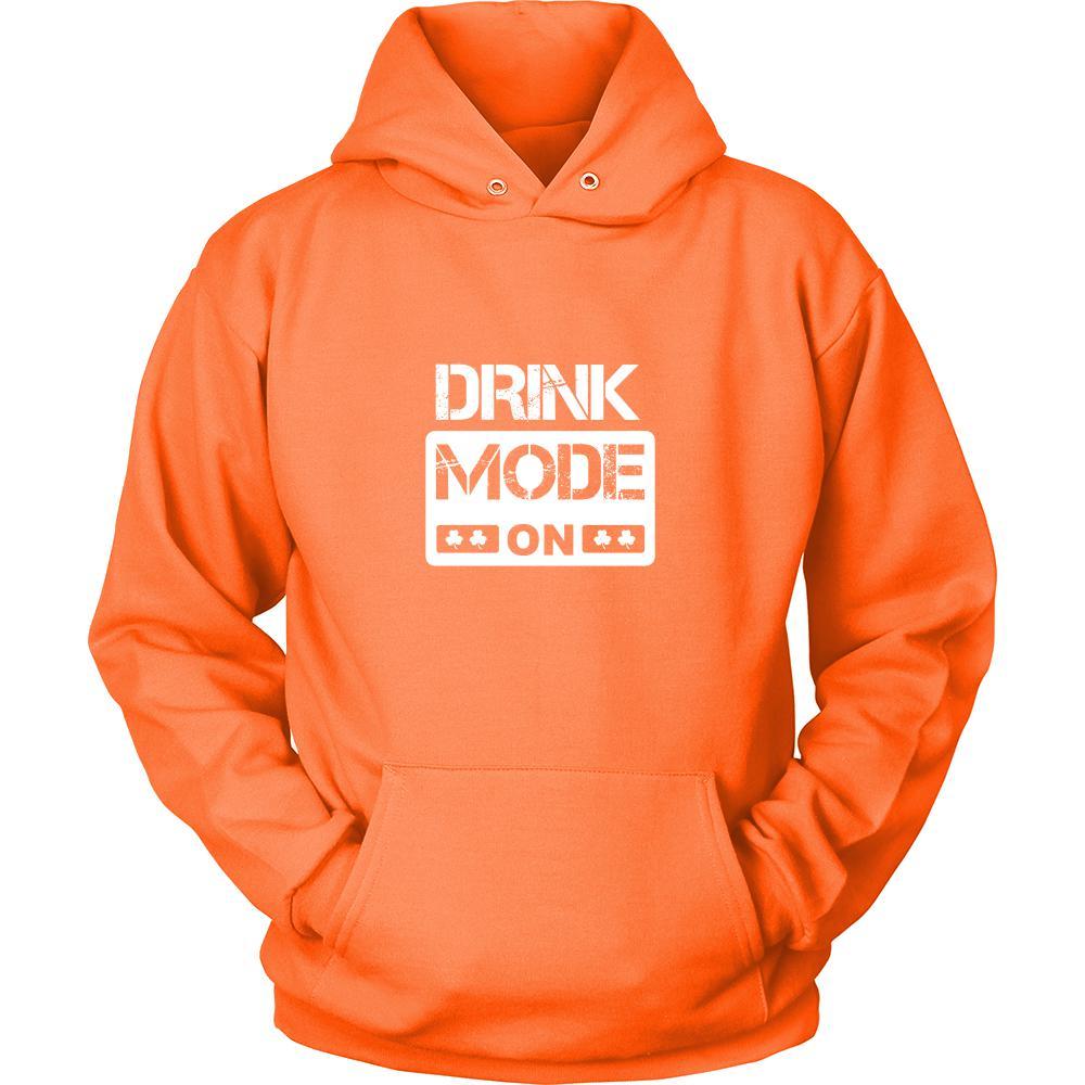 Happy Saint Patrick's Day - "Drink Mode ON" - custom made funny apparel.-T-shirt-Teelime | shirts-hoodies-mugs