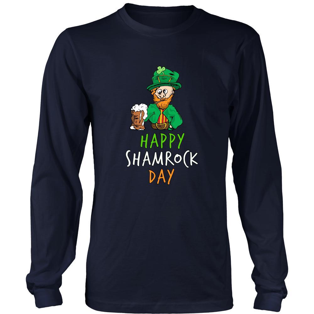 Happy Saint Patrick's Day - " Drunk Leprechaun " - custom made funny sweatshirts,hoodies, long sleeve shirts.-T-shirt-Teelime | shirts-hoodies-mugs