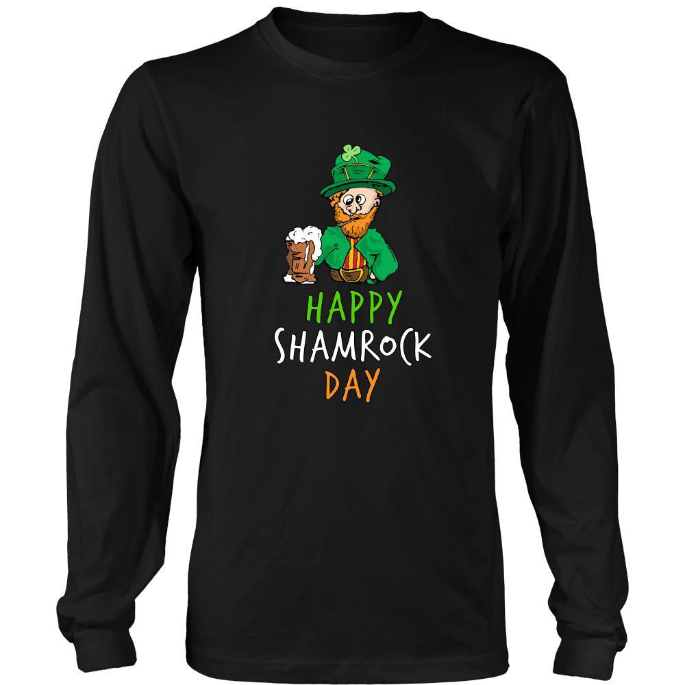 Happy Saint Patrick's Day - " Drunk Leprechaun " - custom made funny sweatshirts,hoodies, long sleeve shirts.-T-shirt-Teelime | shirts-hoodies-mugs