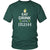 Happy Saint Patrick's Day - " Eat, Drink, be Irish" - custom made  funny t-shirts.
