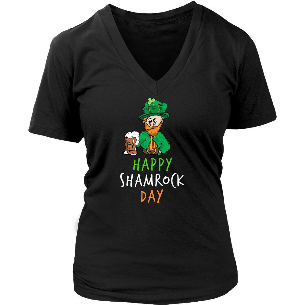 Happy Saint Patrick's Day - "Funny Drunk Leprechaun" - custom made funny t-shirts.-T-shirt-Teelime | shirts-hoodies-mugs