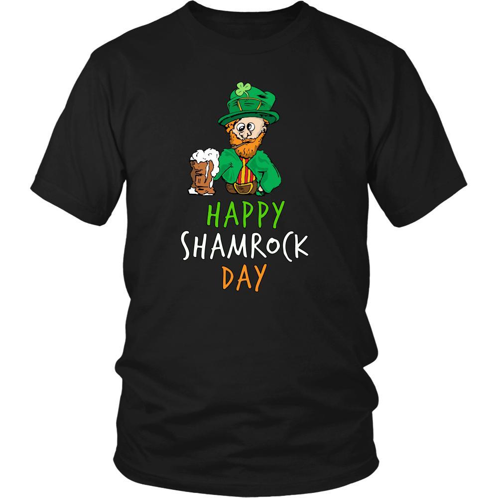 Happy Saint Patrick's Day - "Funny Drunk Leprechaun" - custom made funny t-shirts.-T-shirt-Teelime | shirts-hoodies-mugs