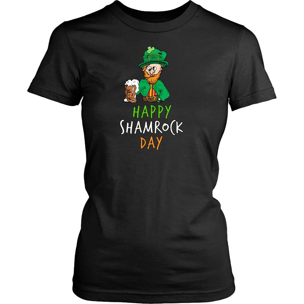 Happy Saint Patrick's Day - "Funny Drunk Leprechaun" - custom made funny t-shirts.-T-shirt-Teelime | shirts-hoodies-mugs