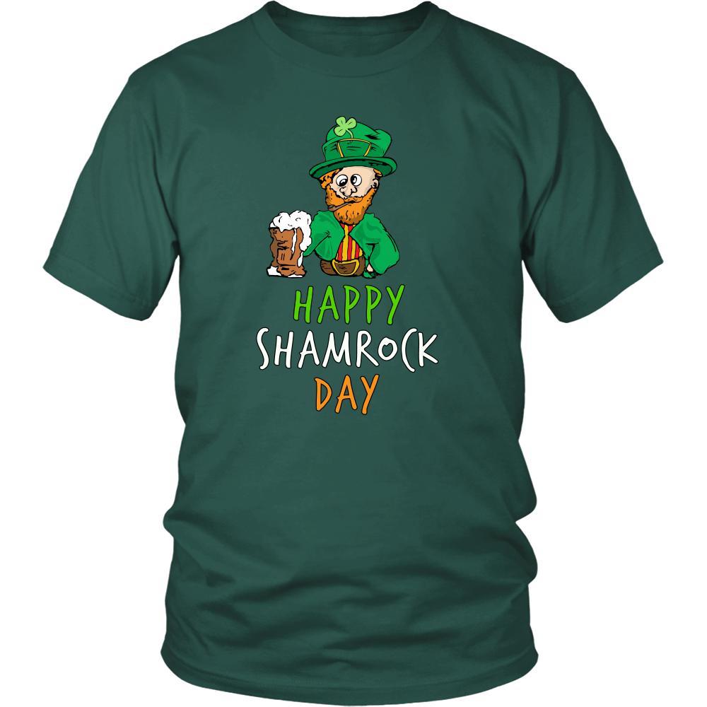Happy Saint Patrick's Day - "Funny Drunk Leprechaun" - custom made funny t-shirts.-T-shirt-Teelime | shirts-hoodies-mugs