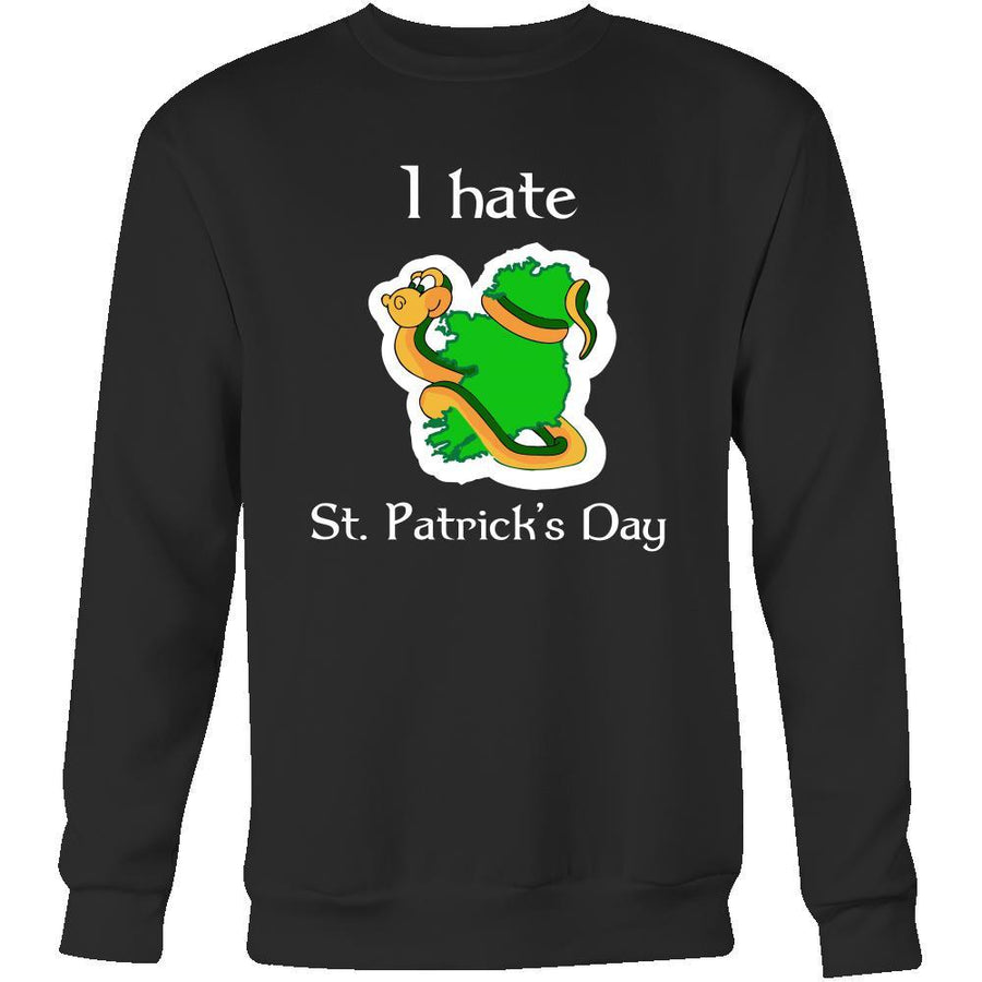 Happy Saint Patrick's Day- I Hate - Funny Irish Snake custom made t-shirt-T-shirt-Teelime | shirts-hoodies-mugs