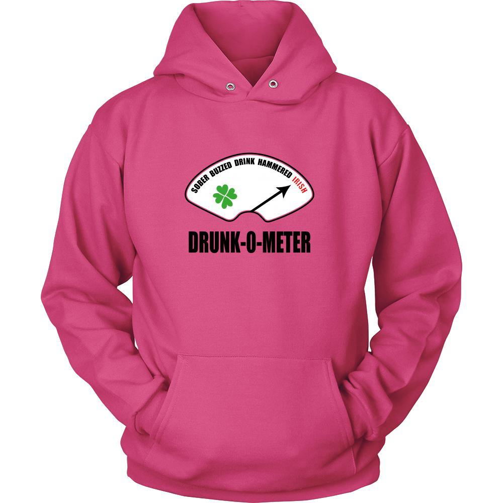 Happy Saint Patrick's Day - " Irish Drunk-o-meter " - custom made funny apparel.-T-shirt-Teelime | shirts-hoodies-mugs