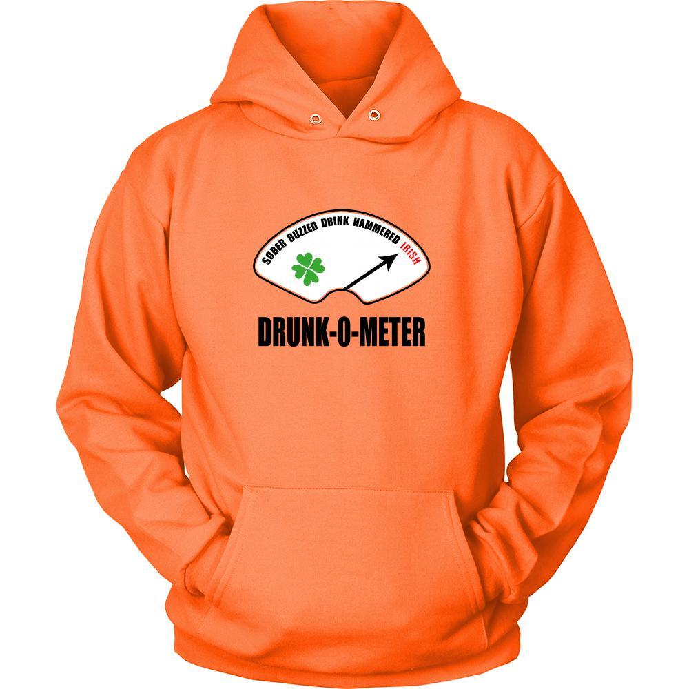Happy Saint Patrick's Day - " Irish Drunk-o-meter " - custom made funny apparel.-T-shirt-Teelime | shirts-hoodies-mugs