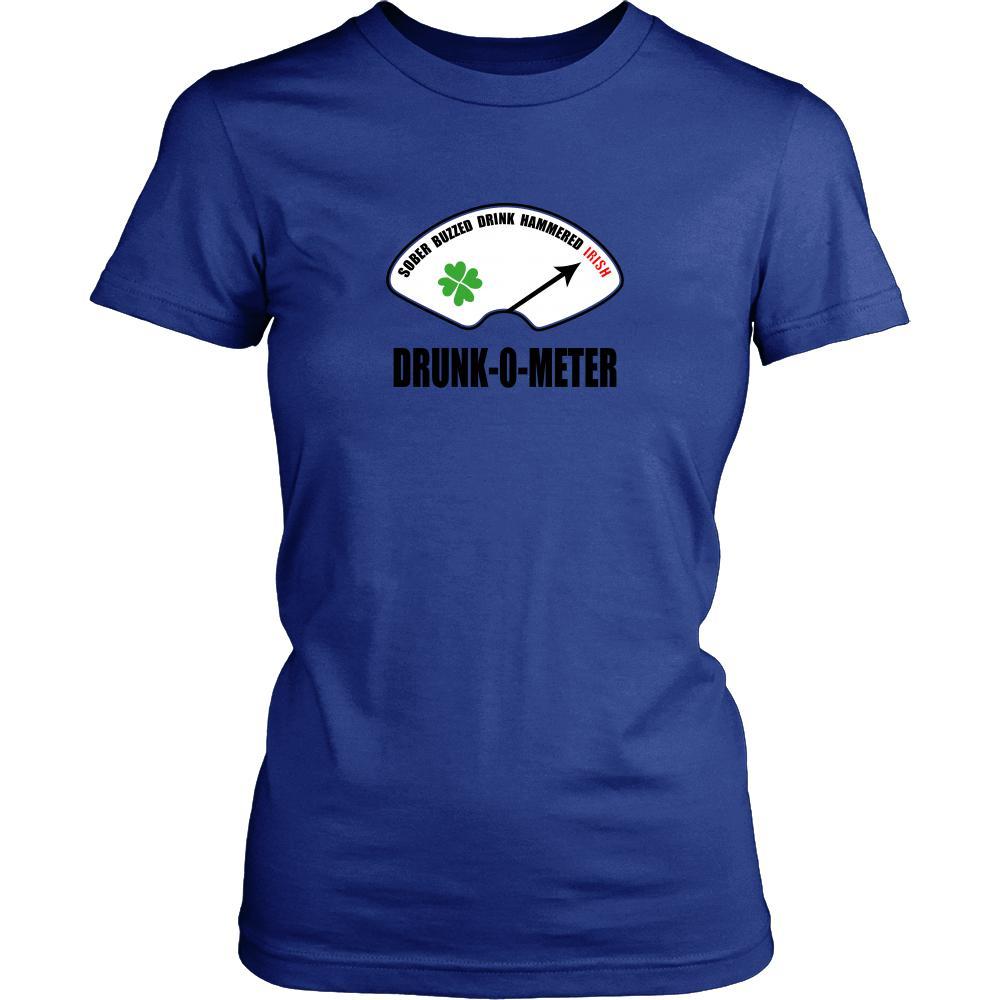Happy Saint Patrick's Day - " Irish Drunk-o-meter " - custom made funny t-shirts.-T-shirt-Teelime | shirts-hoodies-mugs
