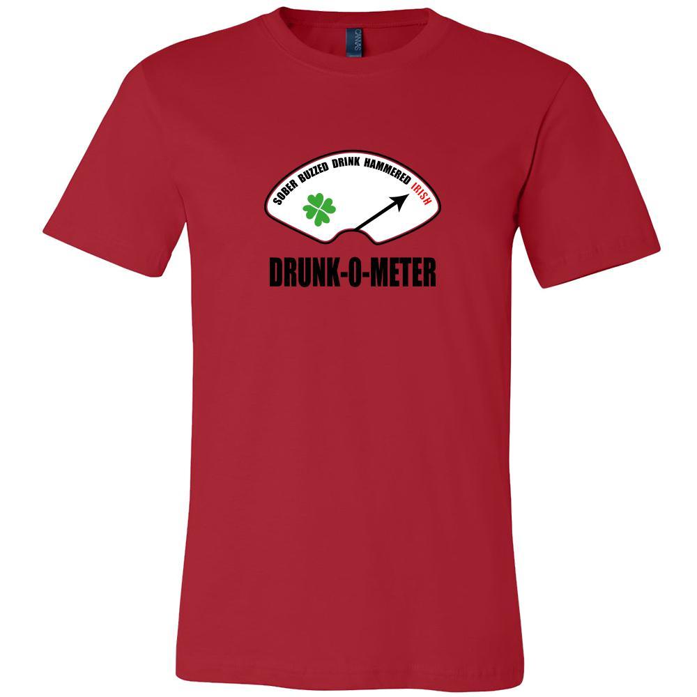 Happy Saint Patrick's Day - " Irish Drunk-o-meter " - custom made funny t-shirts.-T-shirt-Teelime | shirts-hoodies-mugs