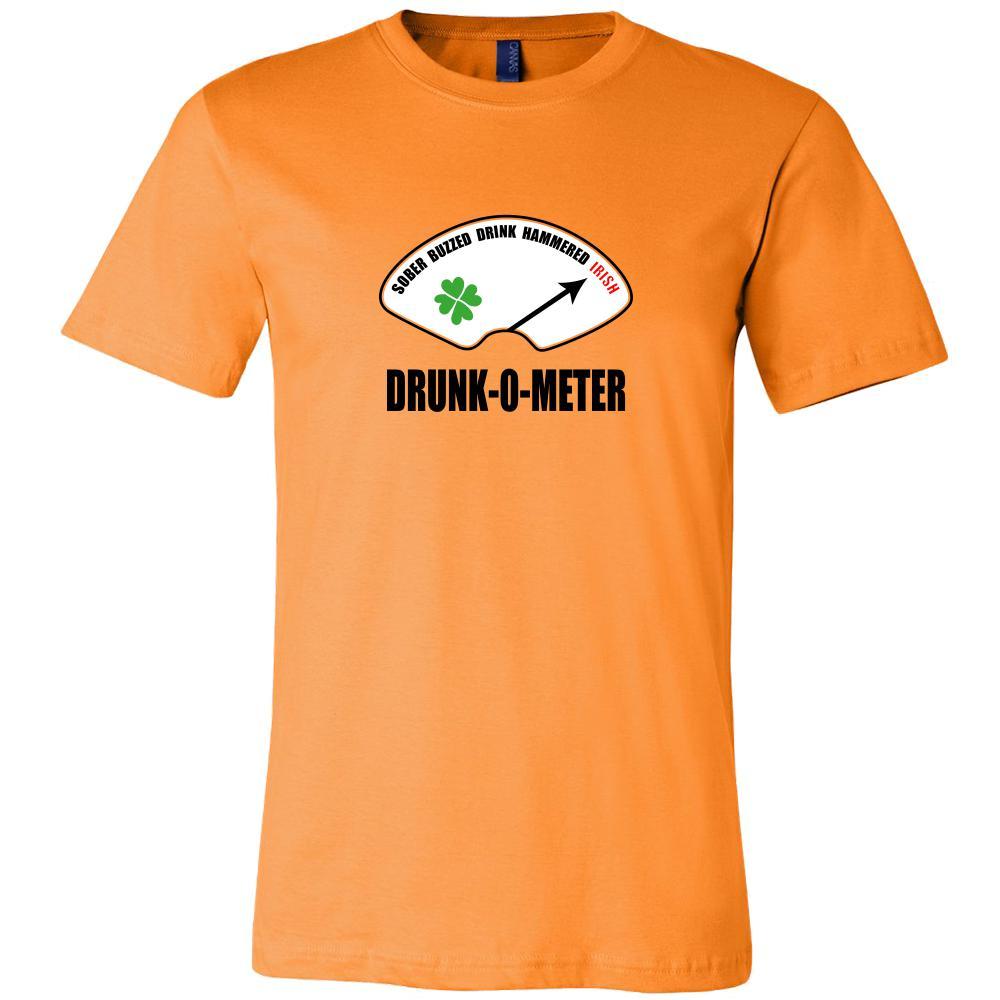 Happy Saint Patrick's Day - " Irish Drunk-o-meter " - custom made funny t-shirts.-T-shirt-Teelime | shirts-hoodies-mugs