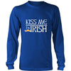 Happy Saint Patrick's Day - " Kiss me I am Irish " - custom made Irish mustage funny t-shirts.-T-shirt-Teelime | shirts-hoodies-mugs