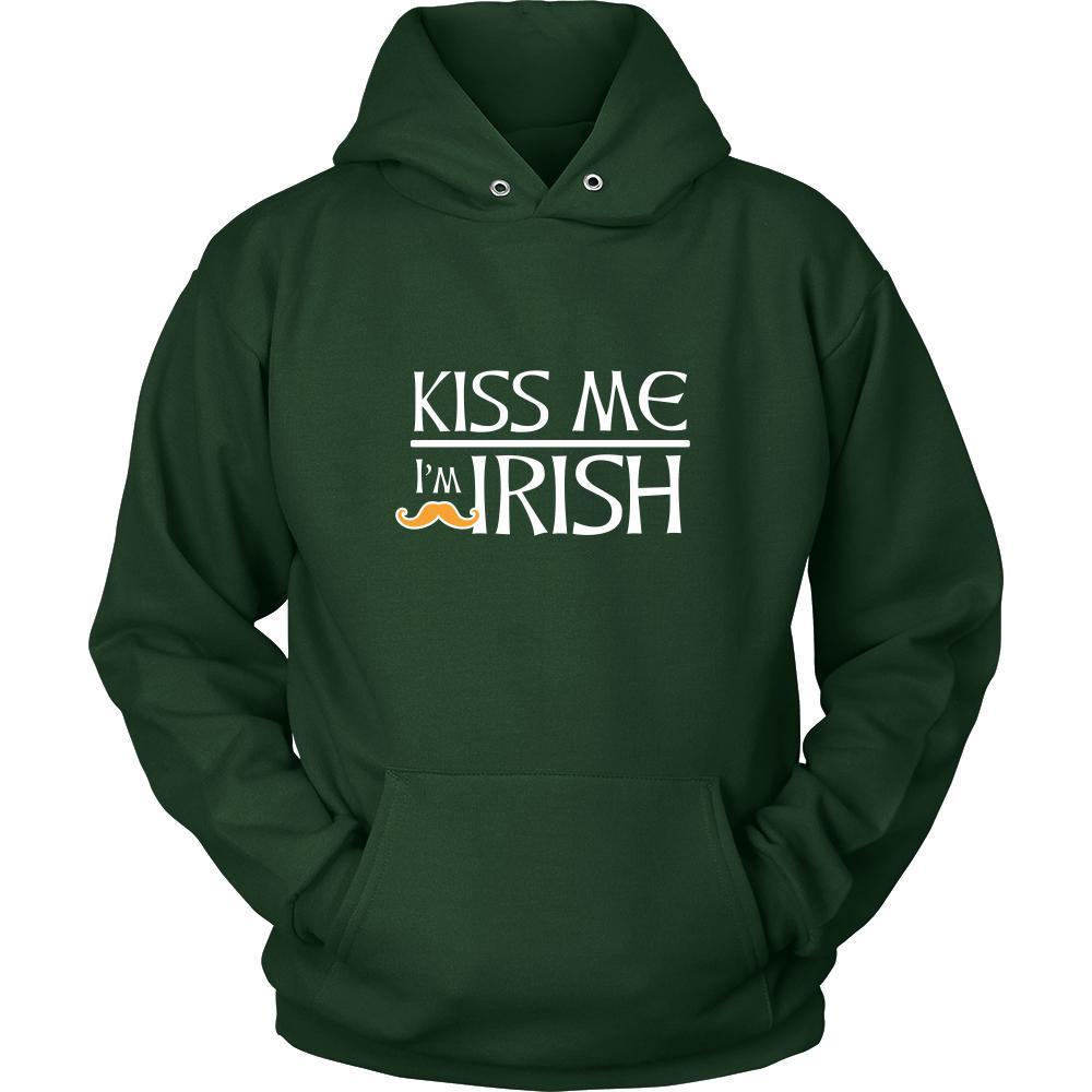 Happy Saint Patrick's Day - " Kiss me I am Irish " - custom made Irish mustage funny t-shirts.-T-shirt-Teelime | shirts-hoodies-mugs