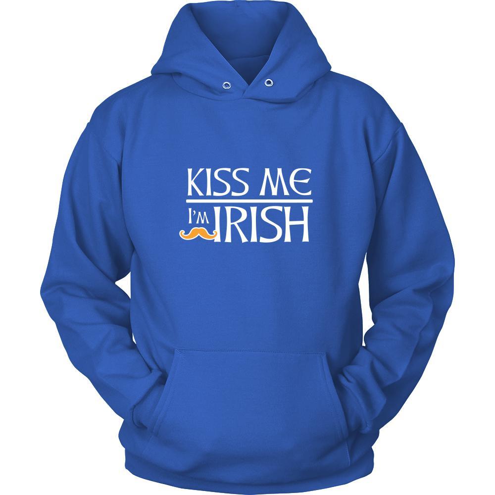 Happy Saint Patrick's Day - " Kiss me I am Irish " - custom made Irish mustage funny t-shirts.-T-shirt-Teelime | shirts-hoodies-mugs