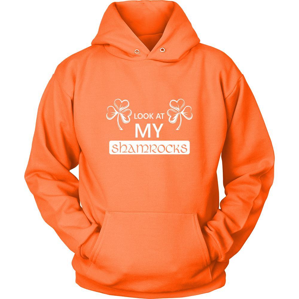 Happy Saint Patrick's Day - " Look at My Shamroks " - custom made funny t-shirts.-T-shirt-Teelime | shirts-hoodies-mugs