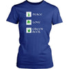 Happy Saint Patrick's Day- "Peace, Love, Green Beer" - custom made funny t-shirt.-T-shirt-Teelime | shirts-hoodies-mugs