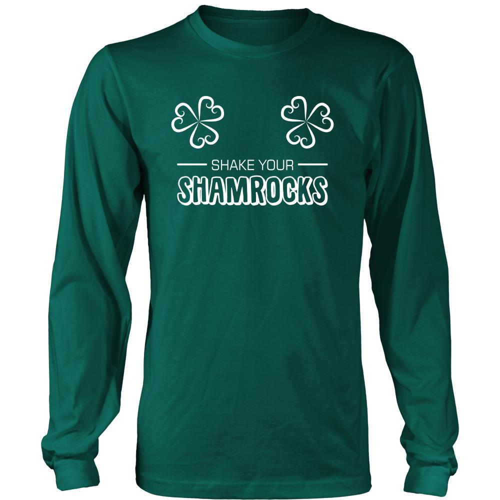 Happy Saint Patrick's Day- "Shake Your Shamrocks" - custom made funny t-shirts.-T-shirt-Teelime | shirts-hoodies-mugs