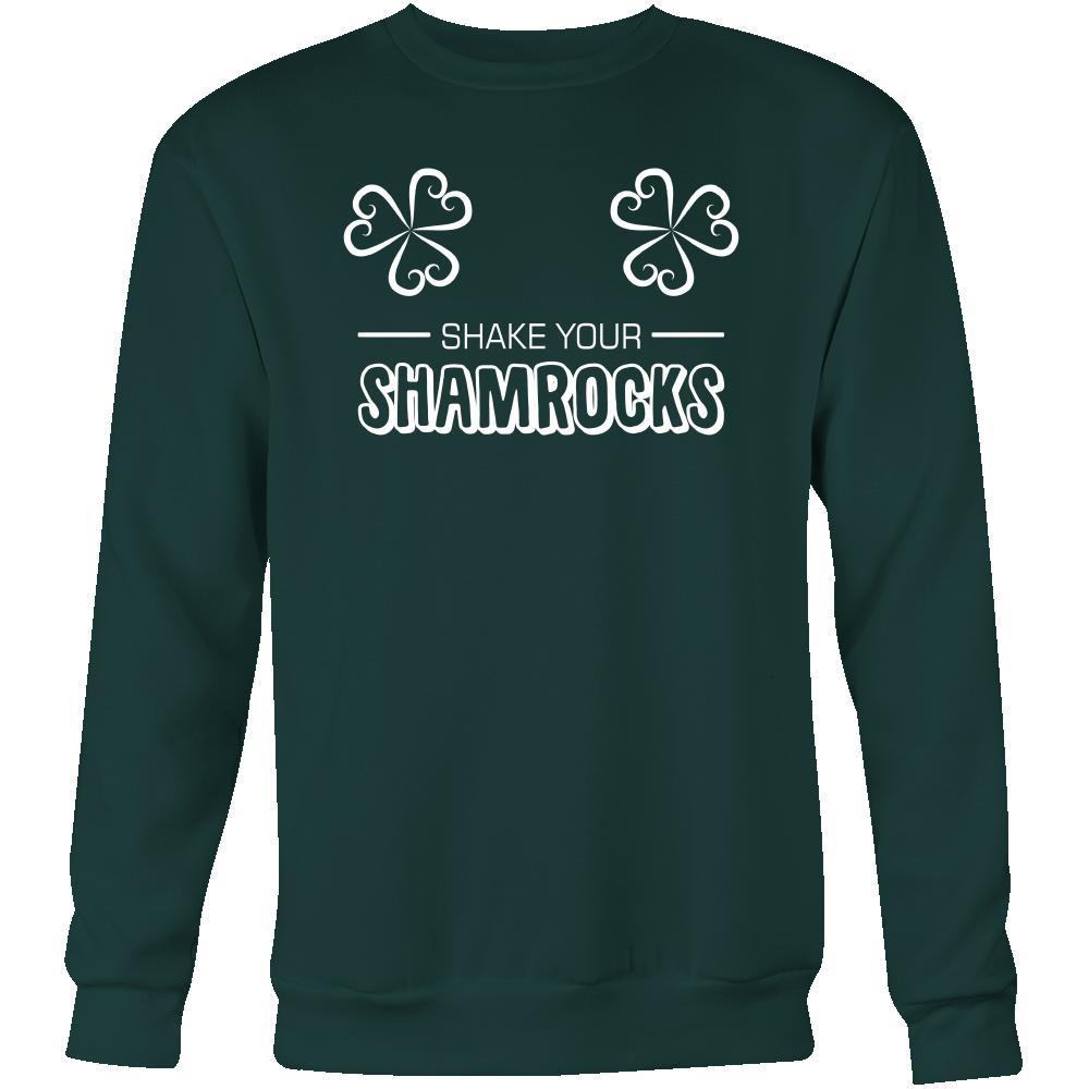 Happy Saint Patrick's Day- "Shake Your Shamrocks" - custom made funny t-shirts.-T-shirt-Teelime | shirts-hoodies-mugs