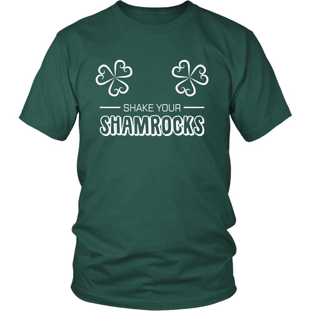Happy Saint Patrick's Day- "Shake Your Shamrocks" - custom made funny t-shirts.-T-shirt-Teelime | shirts-hoodies-mugs