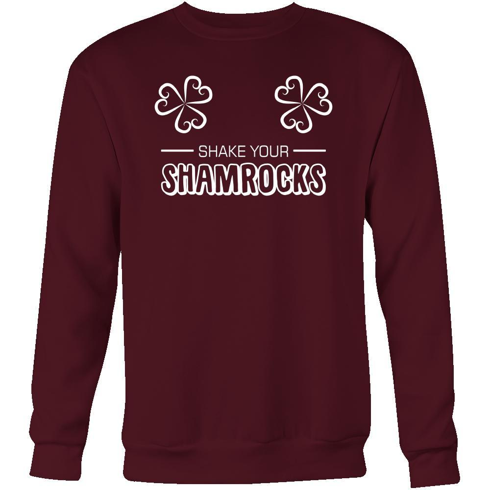 Happy Saint Patrick's Day- "Shake Your Shamrocks" - custom made funny t-shirts.-T-shirt-Teelime | shirts-hoodies-mugs