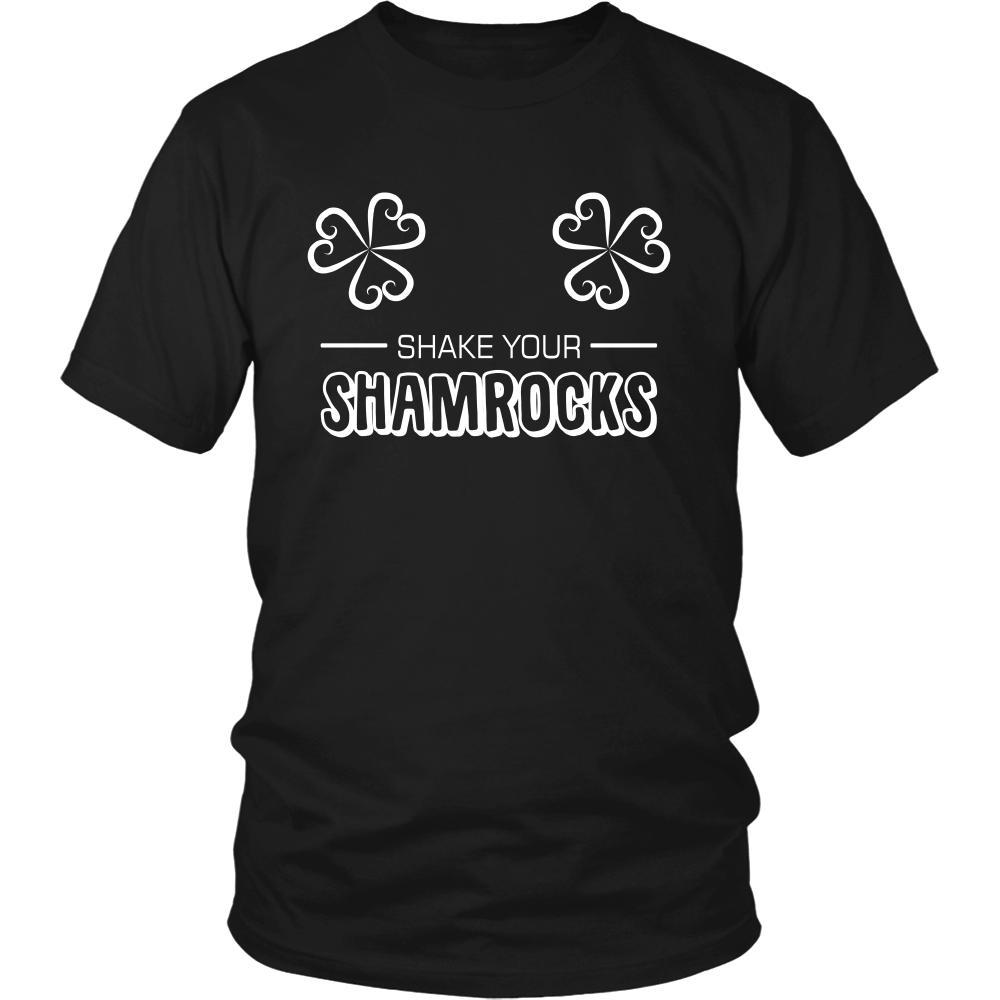 Happy Saint Patrick's Day- "Shake Your Shamrocks" - custom made funny t-shirts.-T-shirt-Teelime | shirts-hoodies-mugs