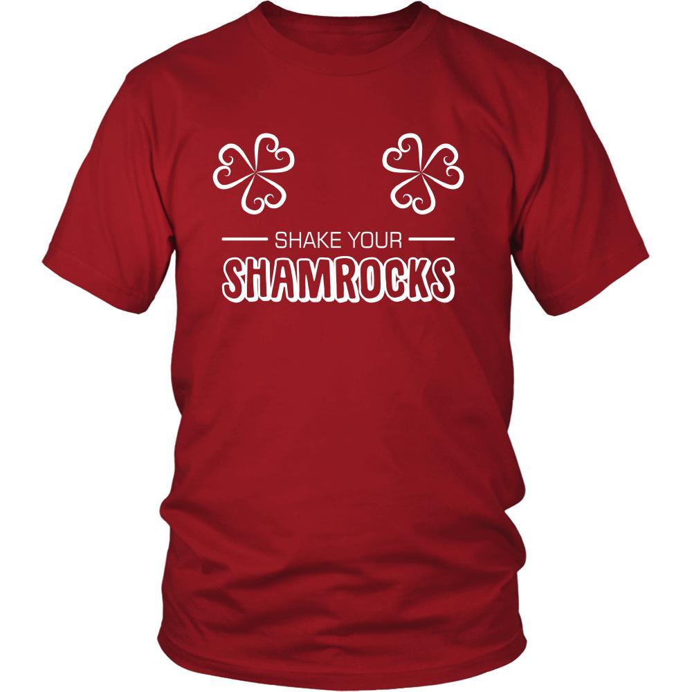 Happy Saint Patrick's Day- "Shake Your Shamrocks" - custom made funny t-shirts.-T-shirt-Teelime | shirts-hoodies-mugs