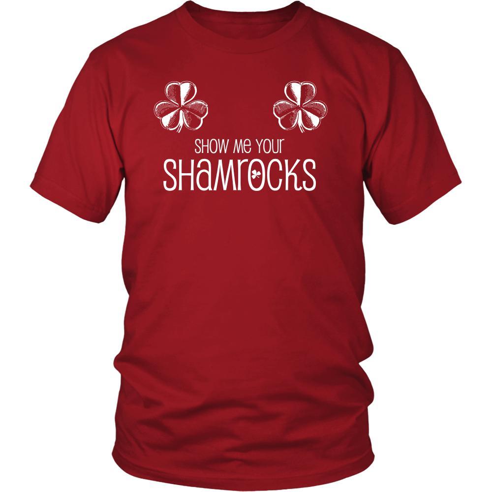 Happy Saint Patrick's Day- "Show Me Your Shamrocks" - custom made funny t-shirt.-T-shirt-Teelime | shirts-hoodies-mugs