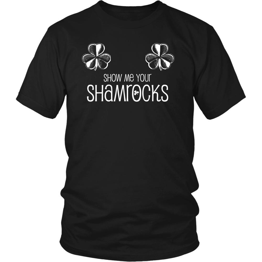 Happy Saint Patrick's Day- "Show Me Your Shamrocks" - custom made funny t-shirt.-T-shirt-Teelime | shirts-hoodies-mugs