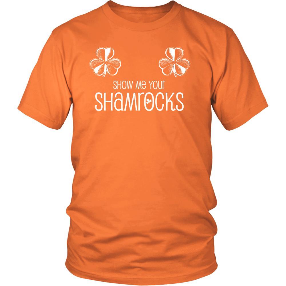 Happy Saint Patrick's Day- "Show Me Your Shamrocks" - custom made funny t-shirt.-T-shirt-Teelime | shirts-hoodies-mugs