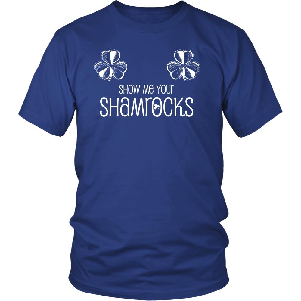Happy Saint Patrick's Day- "Show Me Your Shamrocks" - custom made funny t-shirt.-T-shirt-Teelime | shirts-hoodies-mugs