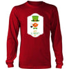 Happy Saint Patrick's Day - " Smoking Bearded Irish" - custom made funny apparel.-T-shirt-Teelime | shirts-hoodies-mugs