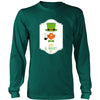 Happy Saint Patrick's Day - " Smoking Bearded Irish" - custom made funny apparel.-T-shirt-Teelime | shirts-hoodies-mugs