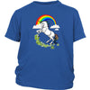 Happy Saint Patrick's Day - " Unicorn " - custom made unique t-shirts.-T-shirt-Teelime | shirts-hoodies-mugs