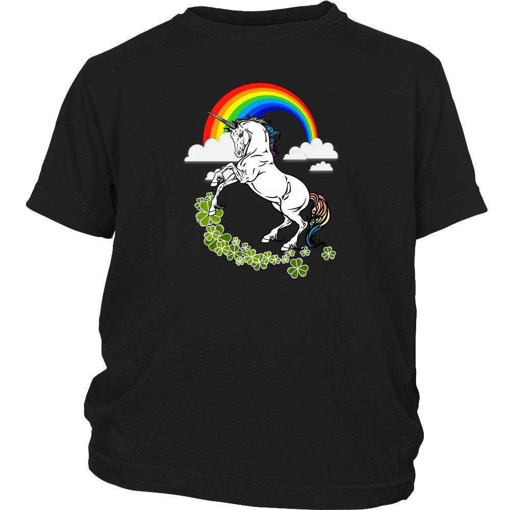 Happy Saint Patrick's Day - " Unicorn " - custom made unique t-shirts.-T-shirt-Teelime | shirts-hoodies-mugs