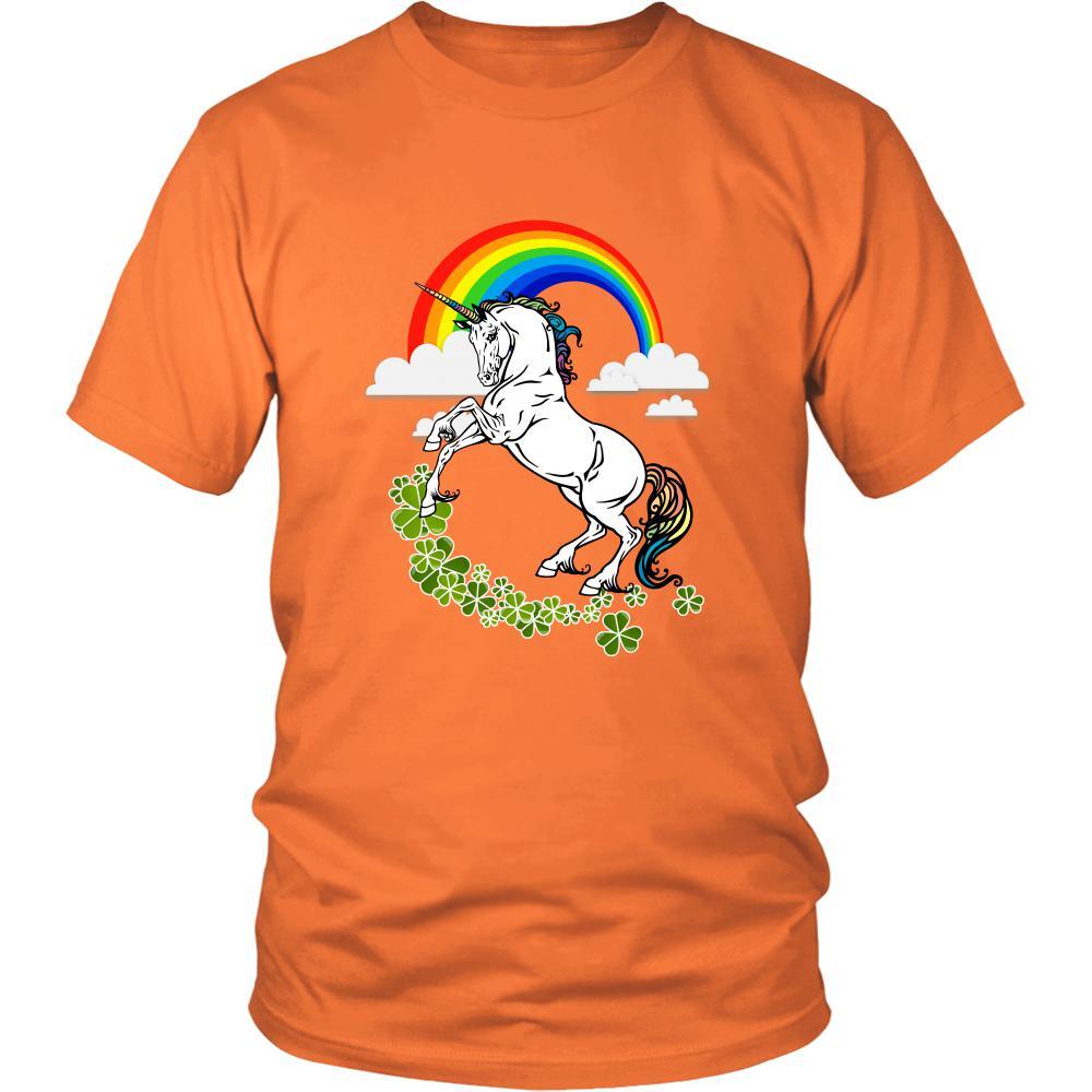 Happy Saint Patrick's Day - " Unicorn " - custom made unique t-shirts.-T-shirt-Teelime | shirts-hoodies-mugs