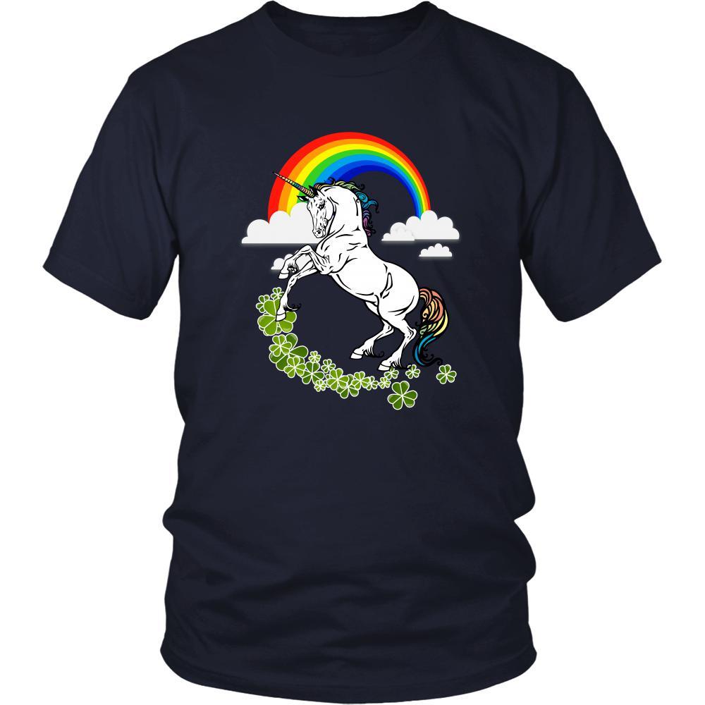 Happy Saint Patrick's Day - " Unicorn " - custom made unique t-shirts.-T-shirt-Teelime | shirts-hoodies-mugs