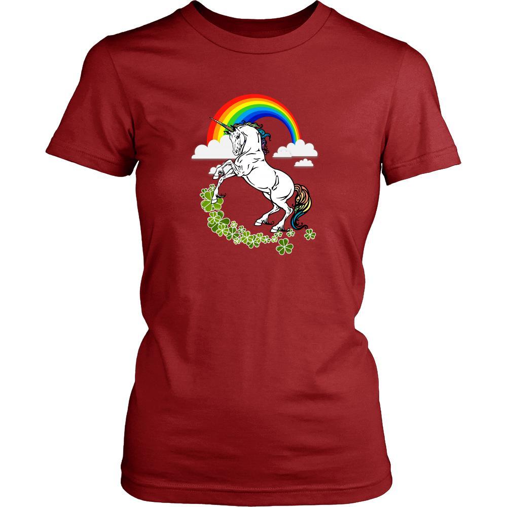 Happy Saint Patrick's Day - " Unicorn " - custom made unique t-shirts.-T-shirt-Teelime | shirts-hoodies-mugs
