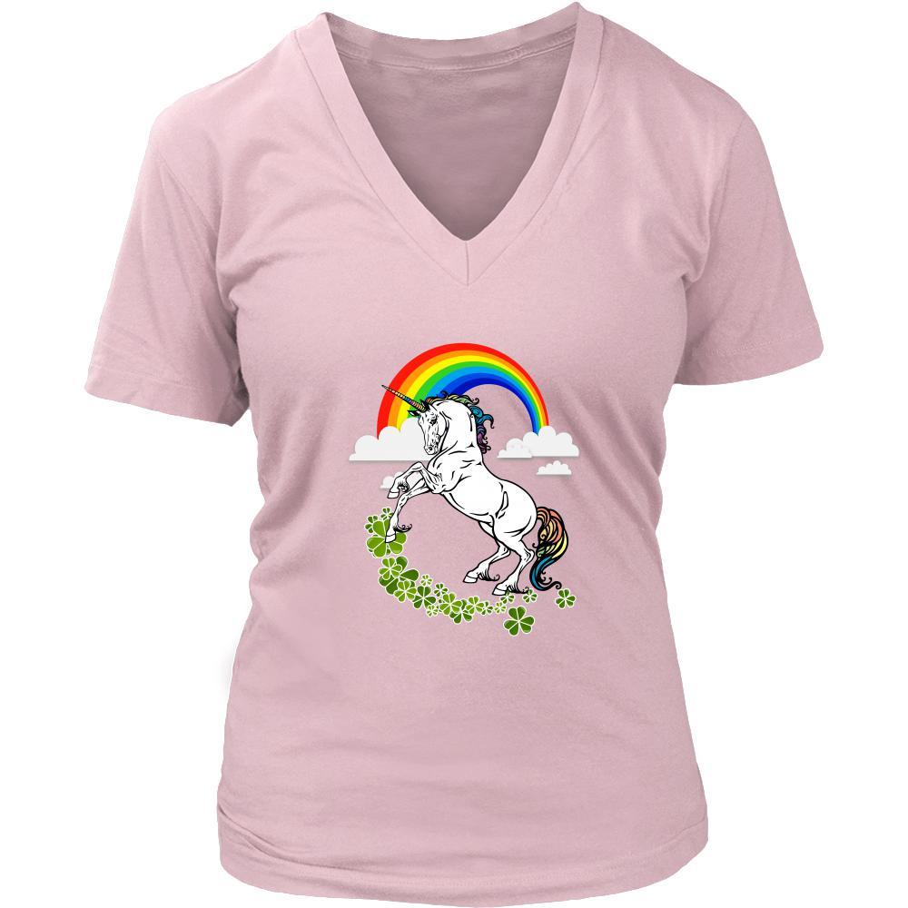 Happy Saint Patrick's Day - " Unicorn " - custom made unique t-shirts.-T-shirt-Teelime | shirts-hoodies-mugs