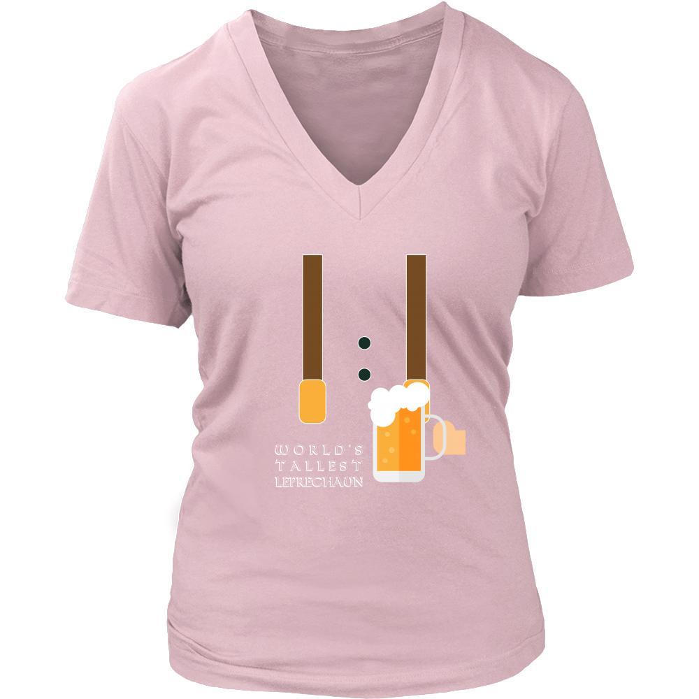 Happy Saint Patrick's Day - " World's Tallest Leprechaun " - custom made funny t-shirts.-T-shirt-Teelime | shirts-hoodies-mugs