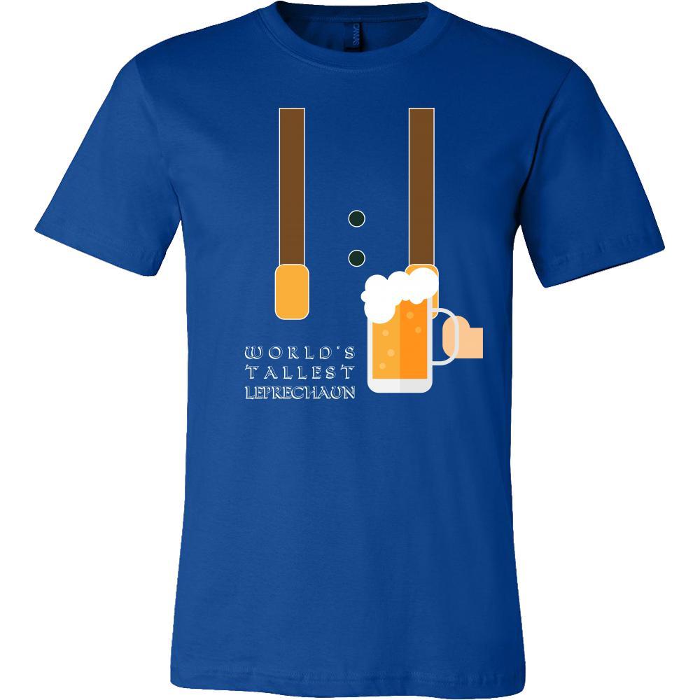 Happy Saint Patrick's Day - " World's Tallest Leprechaun " - custom made funny t-shirts.-T-shirt-Teelime | shirts-hoodies-mugs