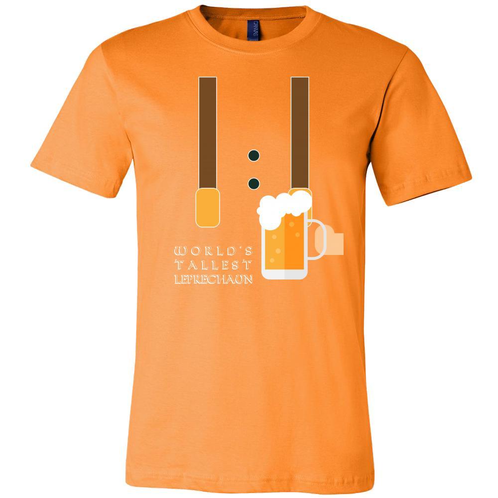 Happy Saint Patrick's Day - " World's Tallest Leprechaun " - custom made funny t-shirts.-T-shirt-Teelime | shirts-hoodies-mugs