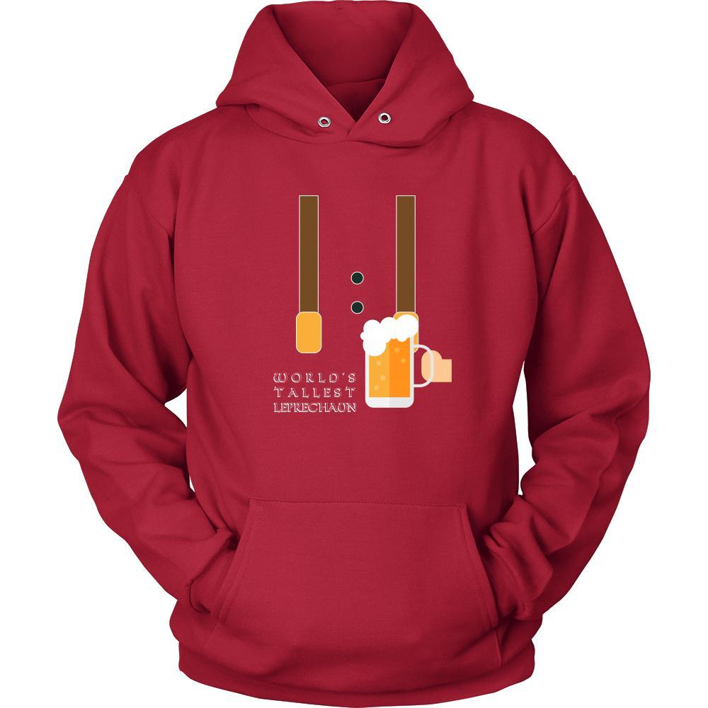 Happy Saint Patrick's Day - " World's Tallest Leprechaun " - custom made funny t-shirts.-T-shirt-Teelime | shirts-hoodies-mugs