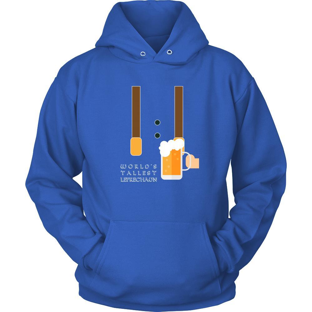 Happy Saint Patrick's Day - " World's Tallest Leprechaun " - custom made funny t-shirts.-T-shirt-Teelime | shirts-hoodies-mugs